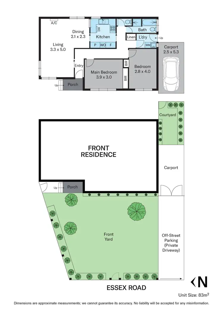 Floorplan of Homely unit listing, 1/17A Essex Road, Surrey Hills VIC 3127