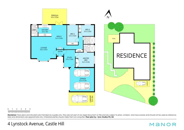 Floorplan of Homely house listing, 4 Lynstock Avenue, Castle Hill NSW 2154