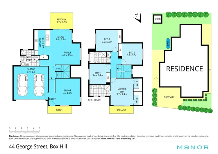 Floorplan of Homely house listing, 44 George Street, Box Hill NSW 2765