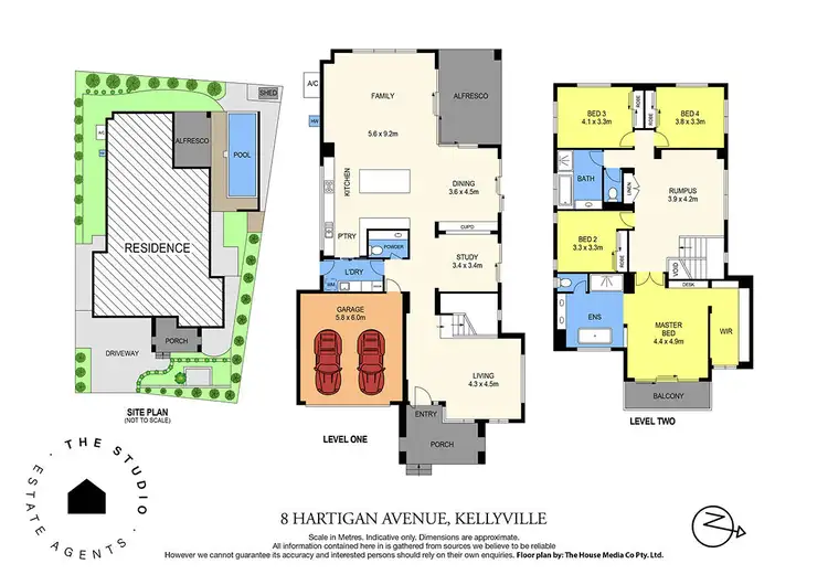 Floorplan of Homely house listing, 8 Hartigan Avenue, Kellyville NSW 2155