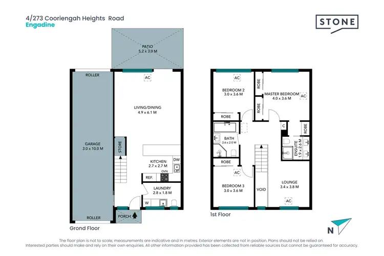 Floorplan of Homely townhouse listing, 4/273 Cooriengah Heights Road, Engadine NSW 2233