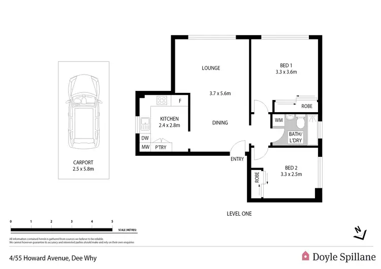 Floorplan of Homely apartment listing, 4/55 Howard Avenue, Dee Why NSW 2099