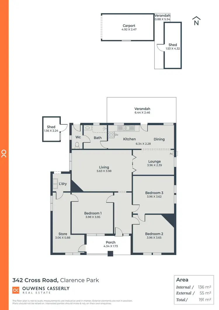 Floorplan of Homely house listing, 342 Cross Road, Clarence Park SA 5034