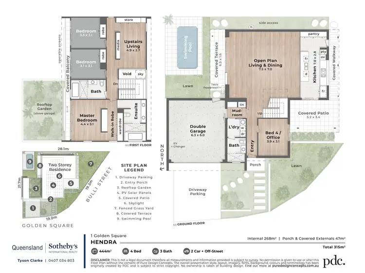 Floorplan of Homely house listing, 1 Golden Square, Hendra QLD 4011