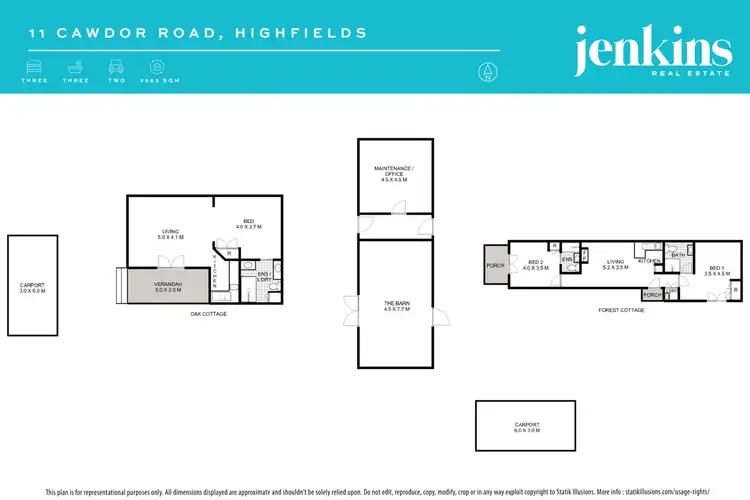 Floorplan of Homely house listing, 11 Cawdor Road, Highfields QLD 4352
