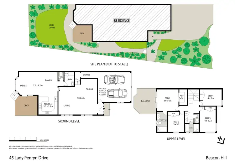 Floorplan of Homely house listing, 45 Lady Penrhyn Drive, Beacon Hill NSW 2100