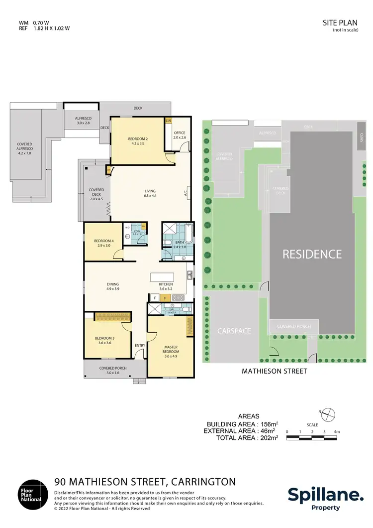 Floorplan of Homely house listing, 90 Mathieson Street, Carrington NSW 2294