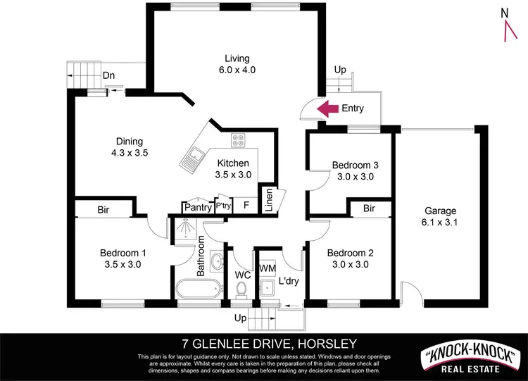Floorplan of Homely house listing, 7 Glenlee Drive, Horsley NSW 2530
