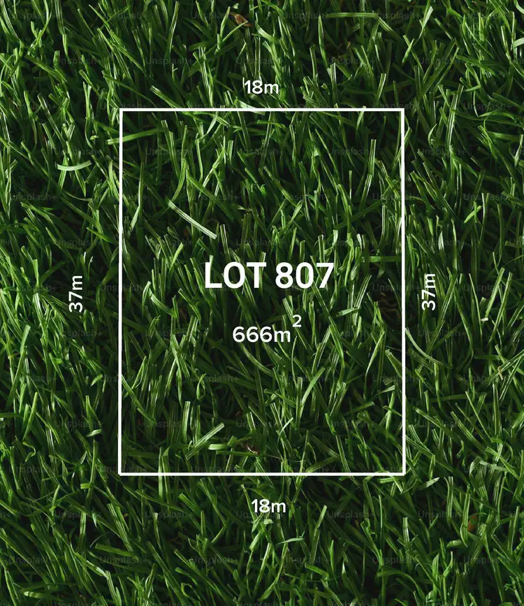 Floorplan of Homely land listing, LOT 807, 74 Palladium Boulevard, Drouin VIC 3818