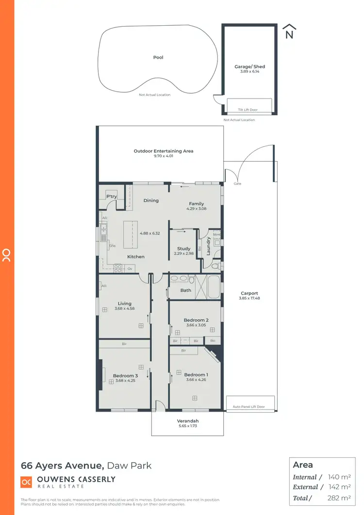 Floorplan of Homely house listing, 66 Ayers Avenue, Daw Park SA 5041