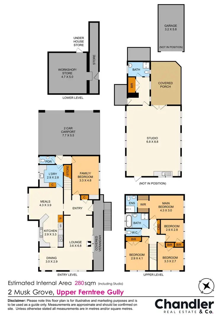 Floorplan of Homely house listing, 2 Musk Grove, Upper Ferntree Gully VIC 3156