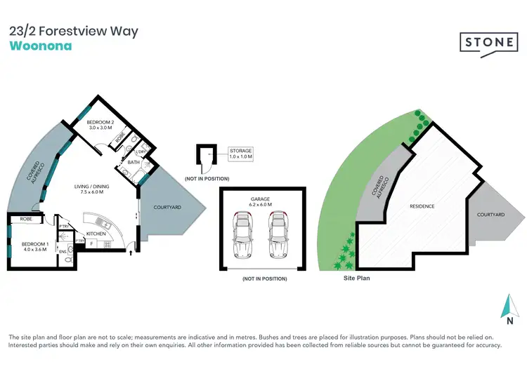 Floorplan of Homely apartment listing, 23/2 Forestview Way, Woonona NSW 2517