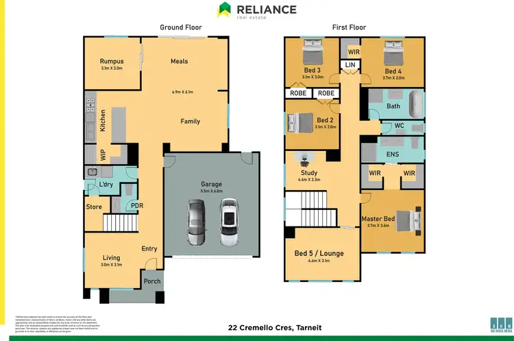 Floorplan of Homely house listing, 22 Cremello Crescent, Tarneit VIC 3029