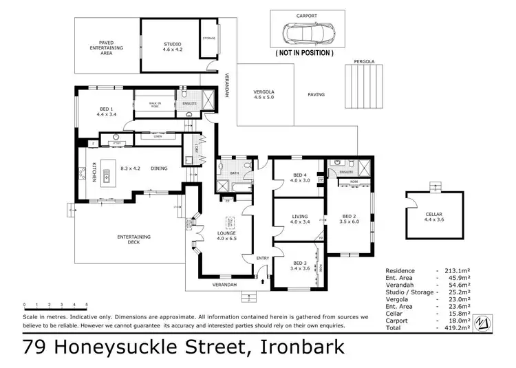 Floorplan of Homely house listing, 79 Honeysuckle Street, Ironbark VIC 3550