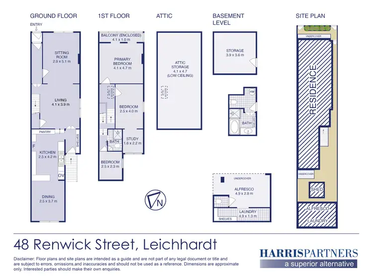 Floorplan of Homely house listing, 48 Renwick Street, Leichhardt NSW 2040