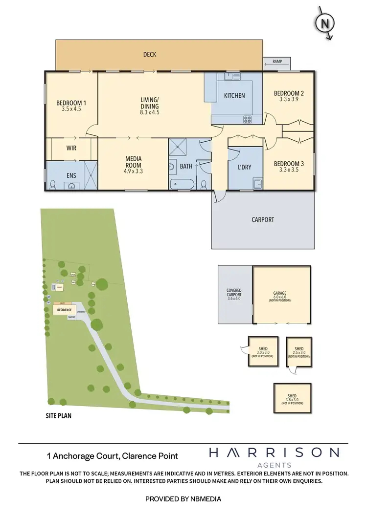 Floorplan of Homely house listing, 1 Anchorage Court, Clarence Point TAS 7270