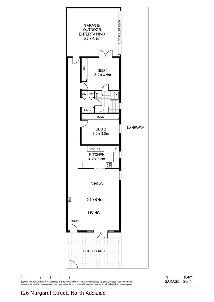Floorplan of Homely house listing, 126 Margaret Street North, North Adelaide SA 5006