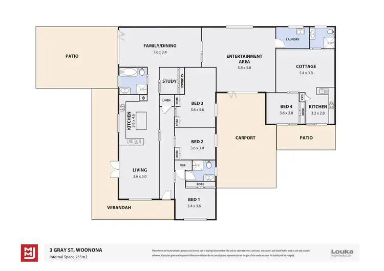 Floorplan of Homely house listing, 3 Gray Street, Woonona NSW 2517