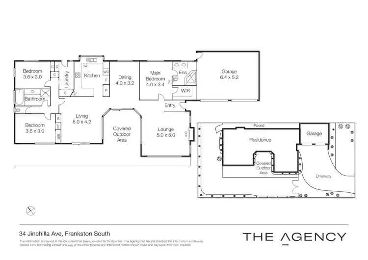 Floorplan of Homely house listing, 34 Jinchilla Avenue, Frankston South VIC 3199