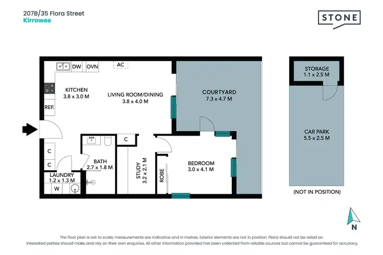 Floorplan of Homely apartment listing, 207B/35 Flora Street, Kirrawee NSW 2232