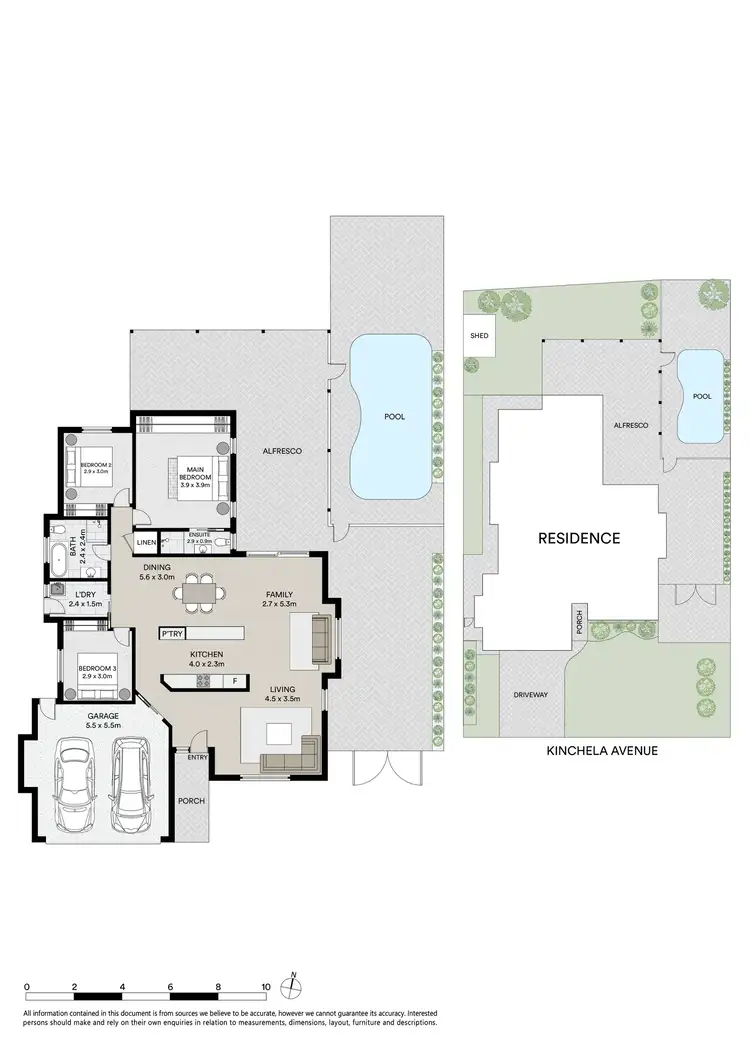 Floorplan of Homely house listing, 39 Kinchela Avenue, Toormina NSW 2452