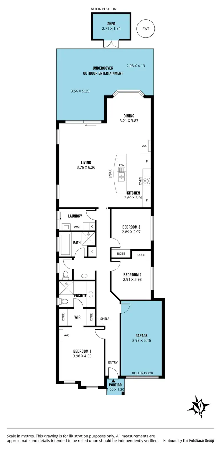 Floorplan of Homely house listing, 8a Blacker Road, Aldinga Beach SA 5173