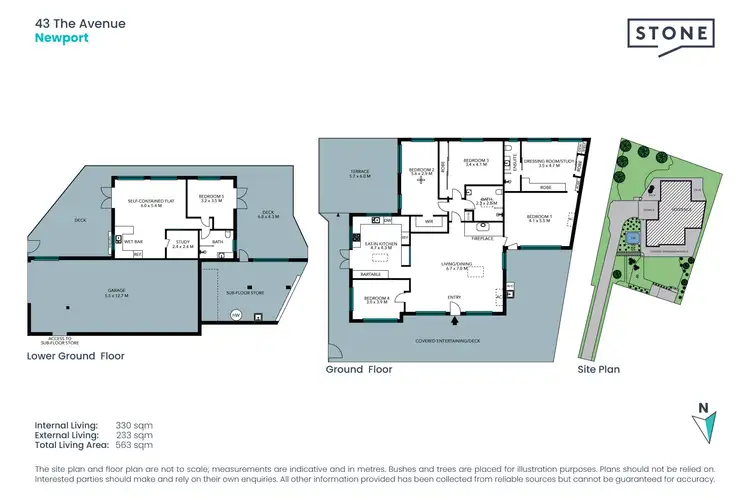 Floorplan of Homely house listing, 43 The Avenue, Newport NSW 2106