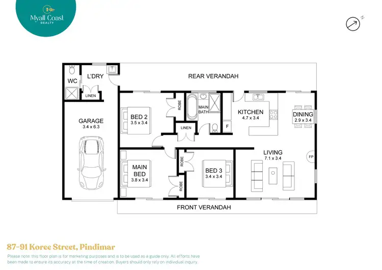 Floorplan of Homely house listing, 87-91 Koree Street, Pindimar NSW 2324