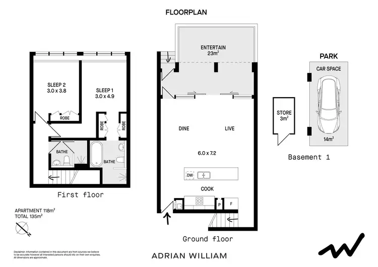 Floorplan of Homely apartment listing, 1005/6 Grove Street, Dulwich Hill NSW 2203