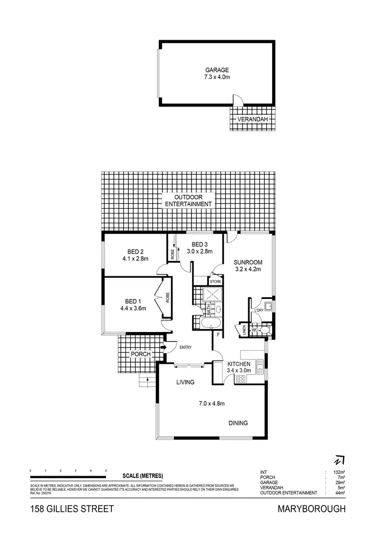 Floorplan of Homely house listing, 158 Gillies Street, Maryborough VIC 3465