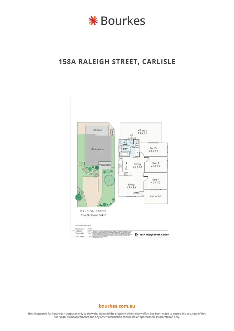 Floorplan of Homely house listing, 158A Raleigh Street, Carlisle WA 6101