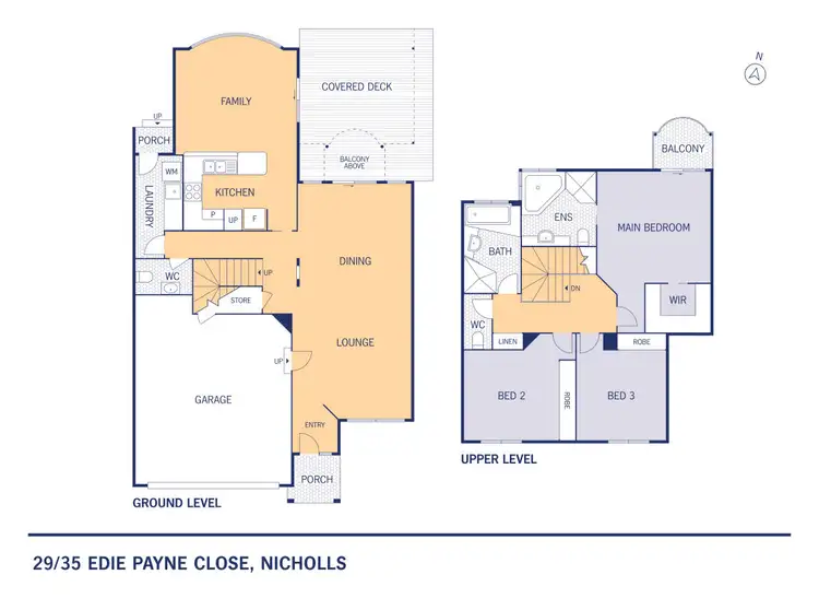 Floorplan of Homely townhouse listing, 29/35 Edie Payne Close, Nicholls ACT 2913