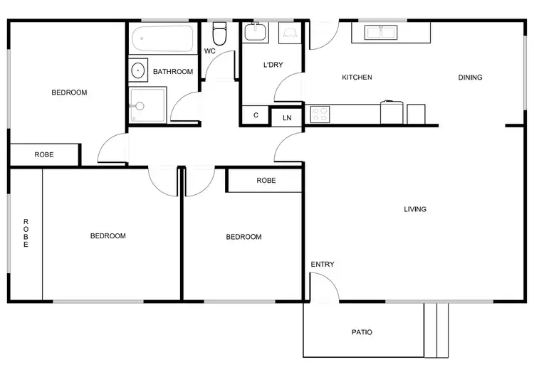 Floorplan of Homely house listing, 11 Stow Place, Watson ACT 2602