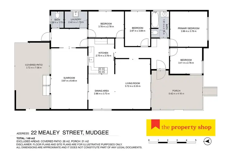 Floorplan of Homely house listing, 22 Mealey Street, Mudgee NSW 2850