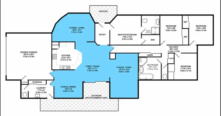 Floorplan of Homely house listing, 1 Haddon Court, Yass NSW 2582