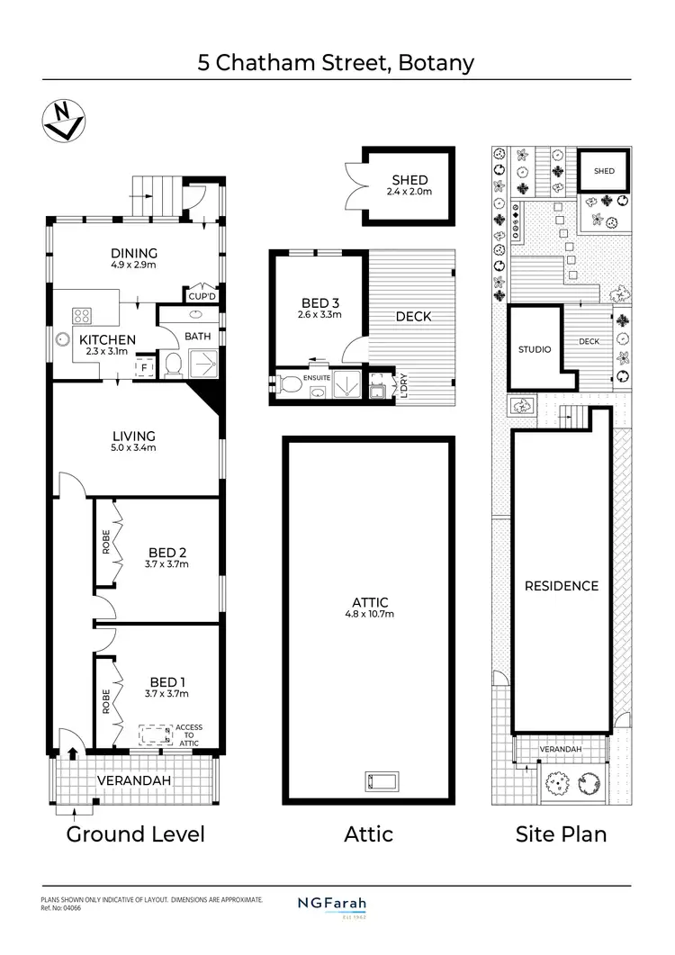 Floorplan of Homely house listing, 5 Chatham Street, Botany NSW 2019