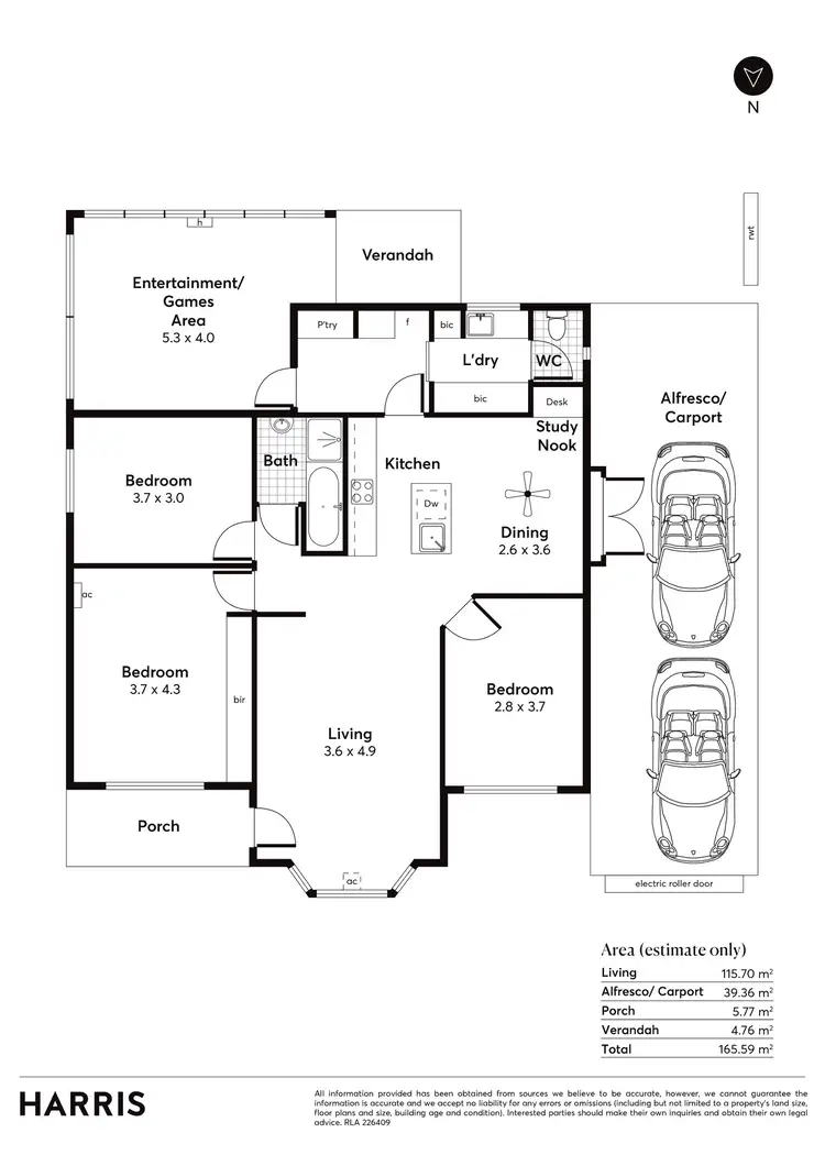 Floorplan of Homely house listing, 50 Minns Street East, Seaton SA 5023