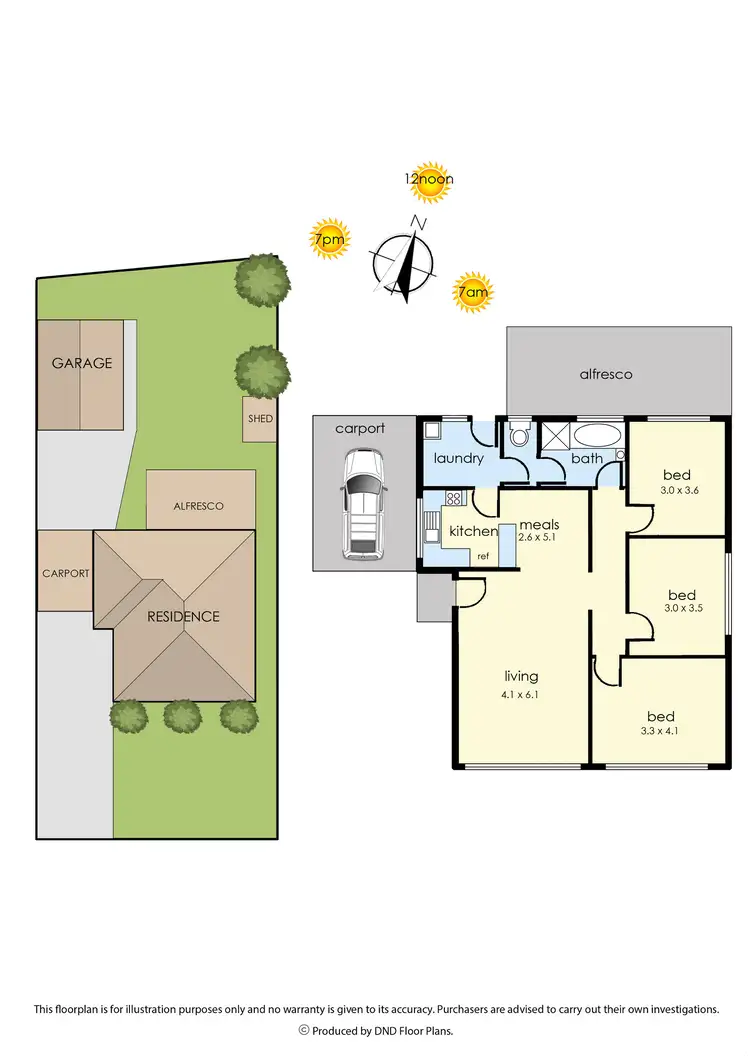 Floorplan of Homely house listing, 8 Gardenia Crescent, Frankston North VIC 3200