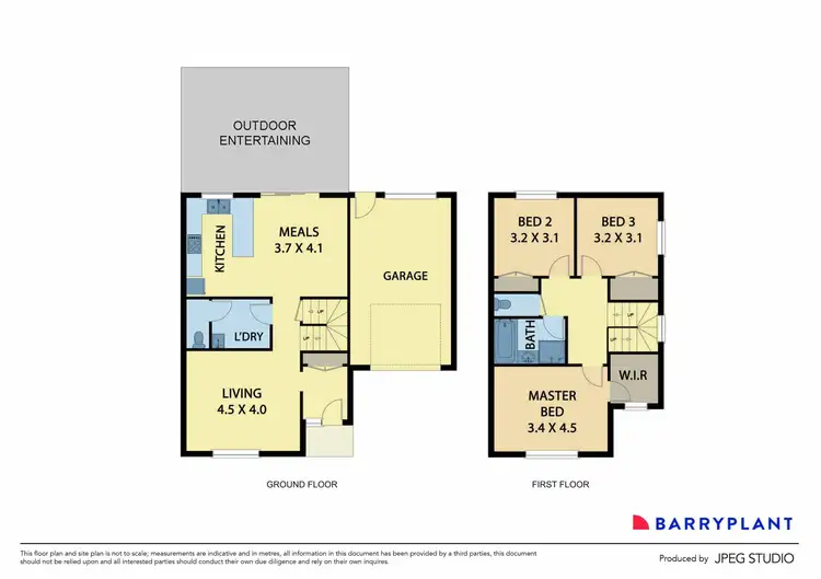 Floorplan of Homely townhouse listing, 61 Village Avenue, Taylors Lakes VIC 3038