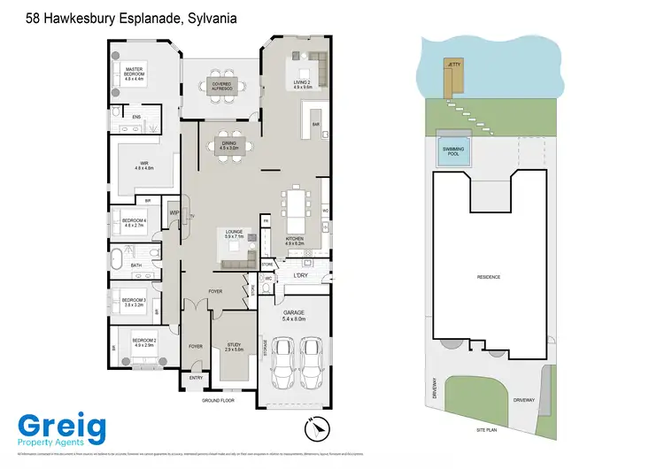 Floorplan of Homely house listing, 58 Hawkesbury Esplanade, Sylvania Waters NSW 2224