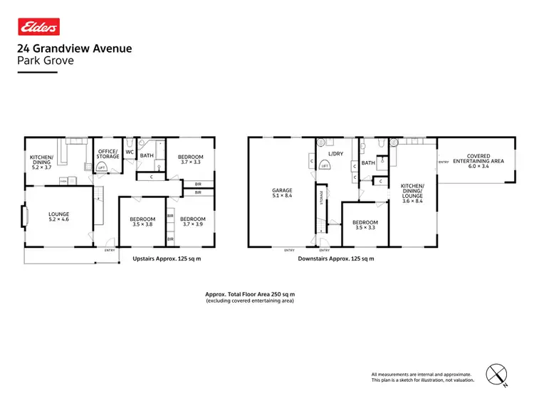 Floorplan of Homely house listing, 24 Grandview Avenue, Park Grove TAS 7320