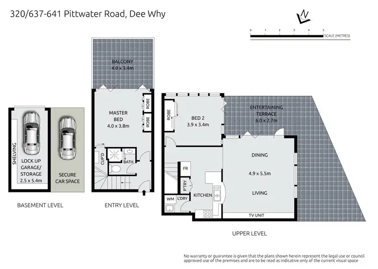 Floorplan of Homely apartment listing, 320/637-641 Pittwater Road, Dee Why NSW 2099