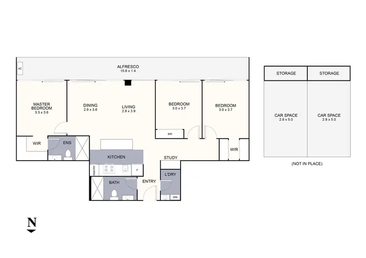 Floorplan of Homely apartment listing, 106/42A Nelson Street, Ringwood VIC 3134