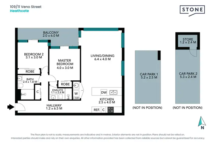 Floorplan of Homely unit listing, 109/11 Veno Street, Heathcote NSW 2233
