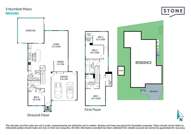 Floorplan of Homely house listing, 3 Numbat Place, Nicholls ACT 2913