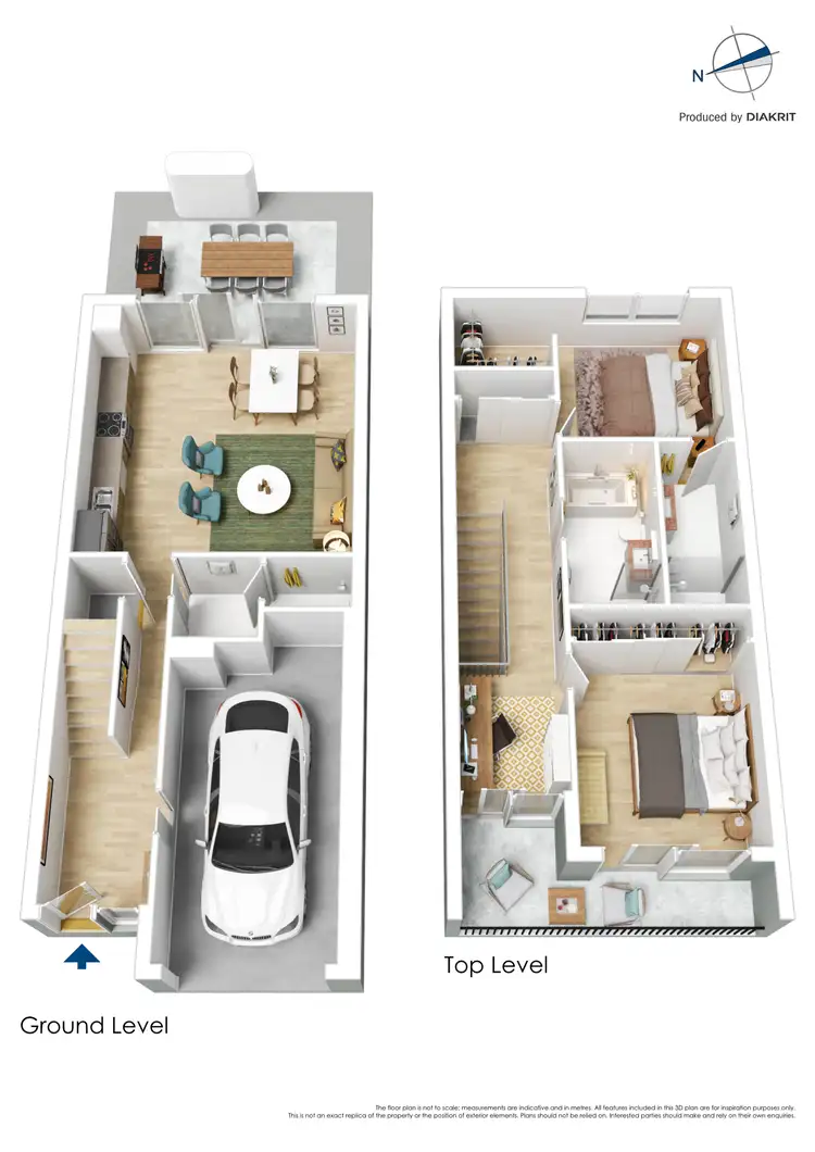 Floorplan of Homely townhouse listing, 8/10 Faucett Street, Blackalls Park NSW 2283