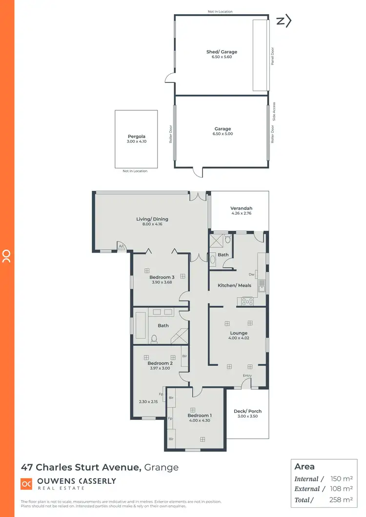 Floorplan of Homely house listing, 47 Charles Sturt Avenue, Grange SA 5022