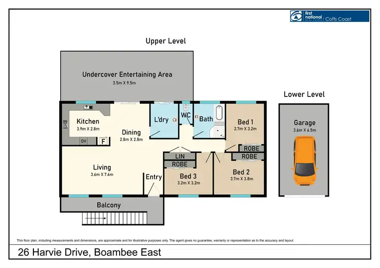 Floorplan of Homely house listing, 26 Harvie Drive, Boambee East NSW 2452