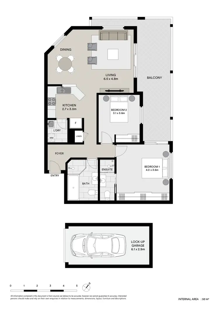 Floorplan of Homely apartment listing, 1/8 William Street, Ryde NSW 2112