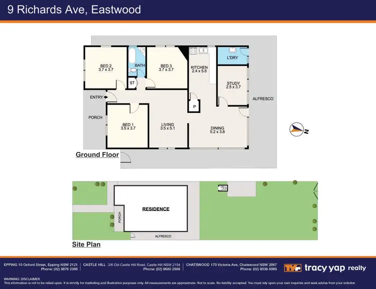 Floorplan of Homely house listing, 9 Richards Avenue, Eastwood NSW 2122